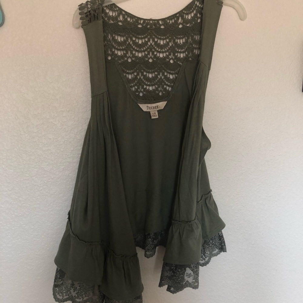 Flirty fun vest.